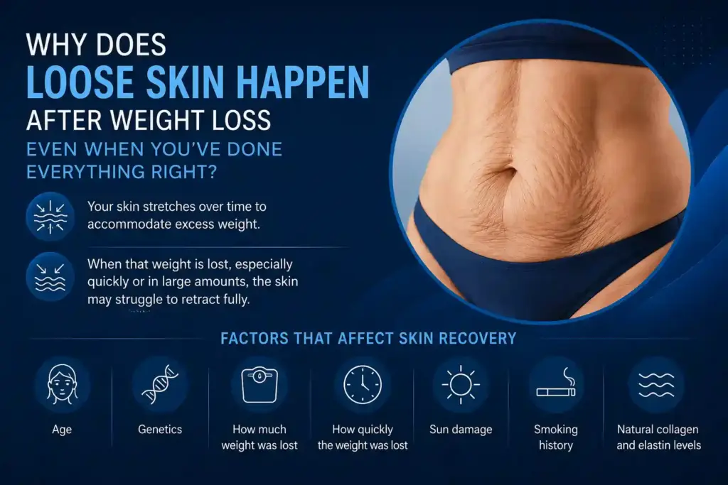 Why Does Loose Skin Happen After Weight Loss Even When You’ve Done Everything Right Worthing?