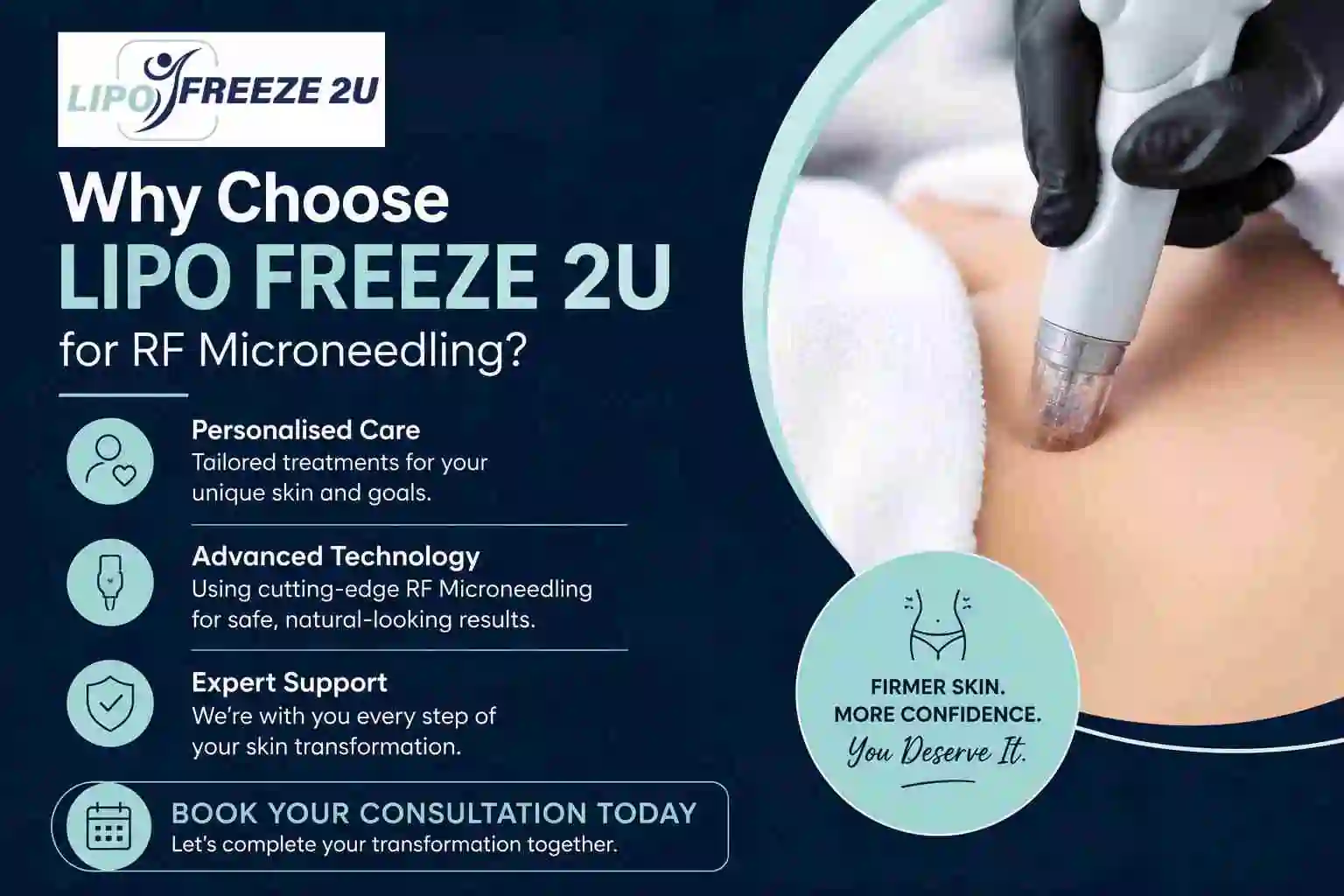 Why Choose LIPO FREEZE 2U for RF Microneedling Worthing?